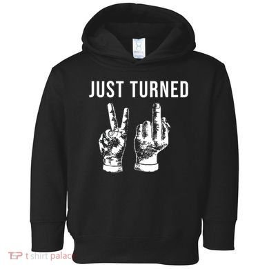 Just Turned 21 Birthday Gifts Toddler Hoodie