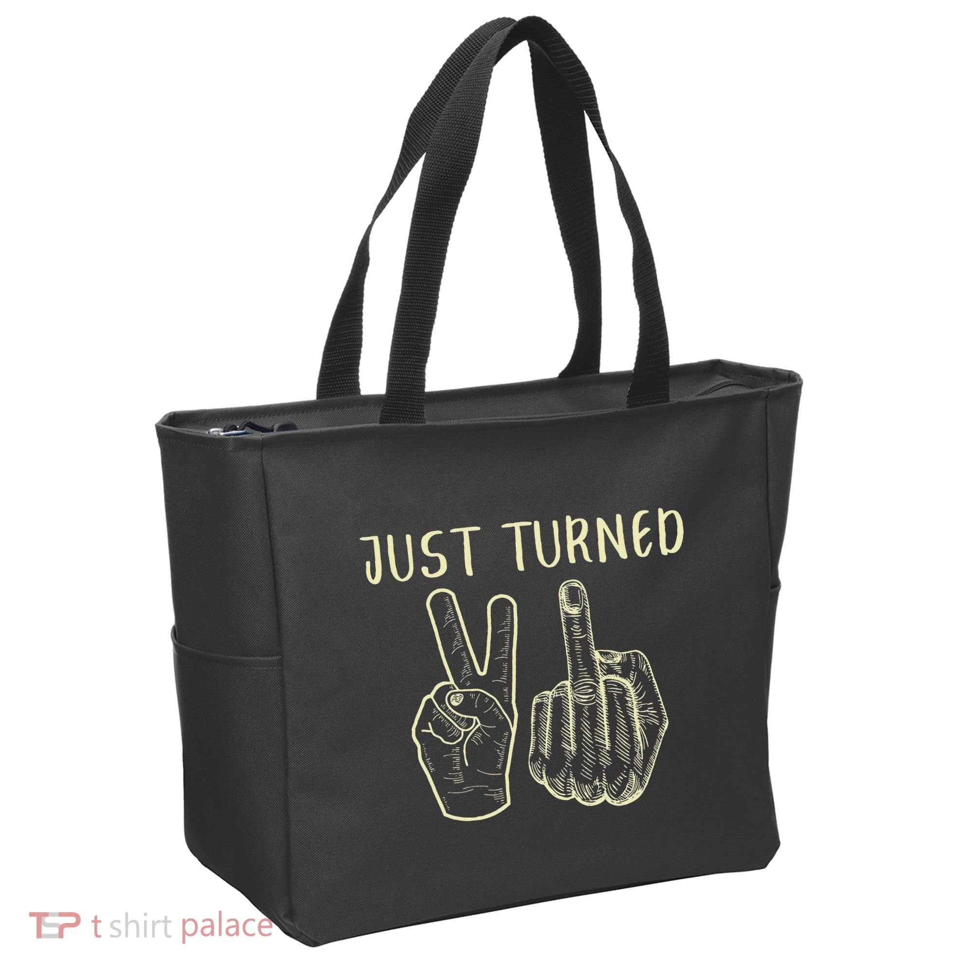 Just Turned 21 Years Old Funny 21st Birthday Party Tote Bag