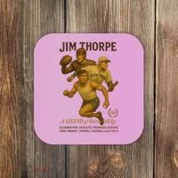 Jim Thorpe A Legend Of Versatility  Coaster thumb 0