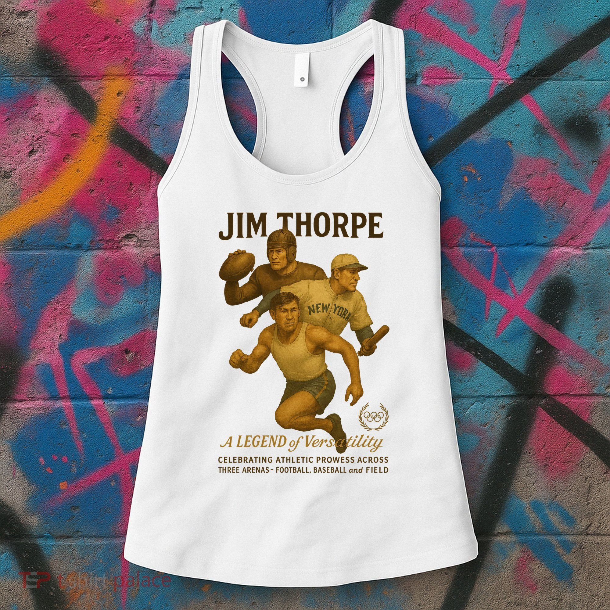 Jim Thorpe A Legend Of Versatility  Women's Tank Top