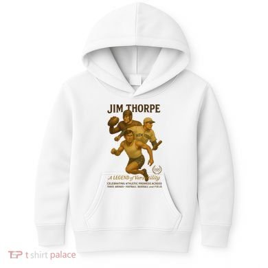 Jim Thorpe A Legend Of Versatility  Kids Hoodie