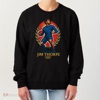 Jim Thorpe Athlete Football Player Women's Sweatshirt thumb 0