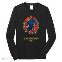 Jim Thorpe Athlete Football Player Long Sleeve Shirt thumb 0