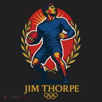 Jim Thorpe Athlete Football Player Beanie thumb 2