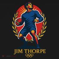 Jim Thorpe Athlete Football Player Women's Hoodie thumb 2