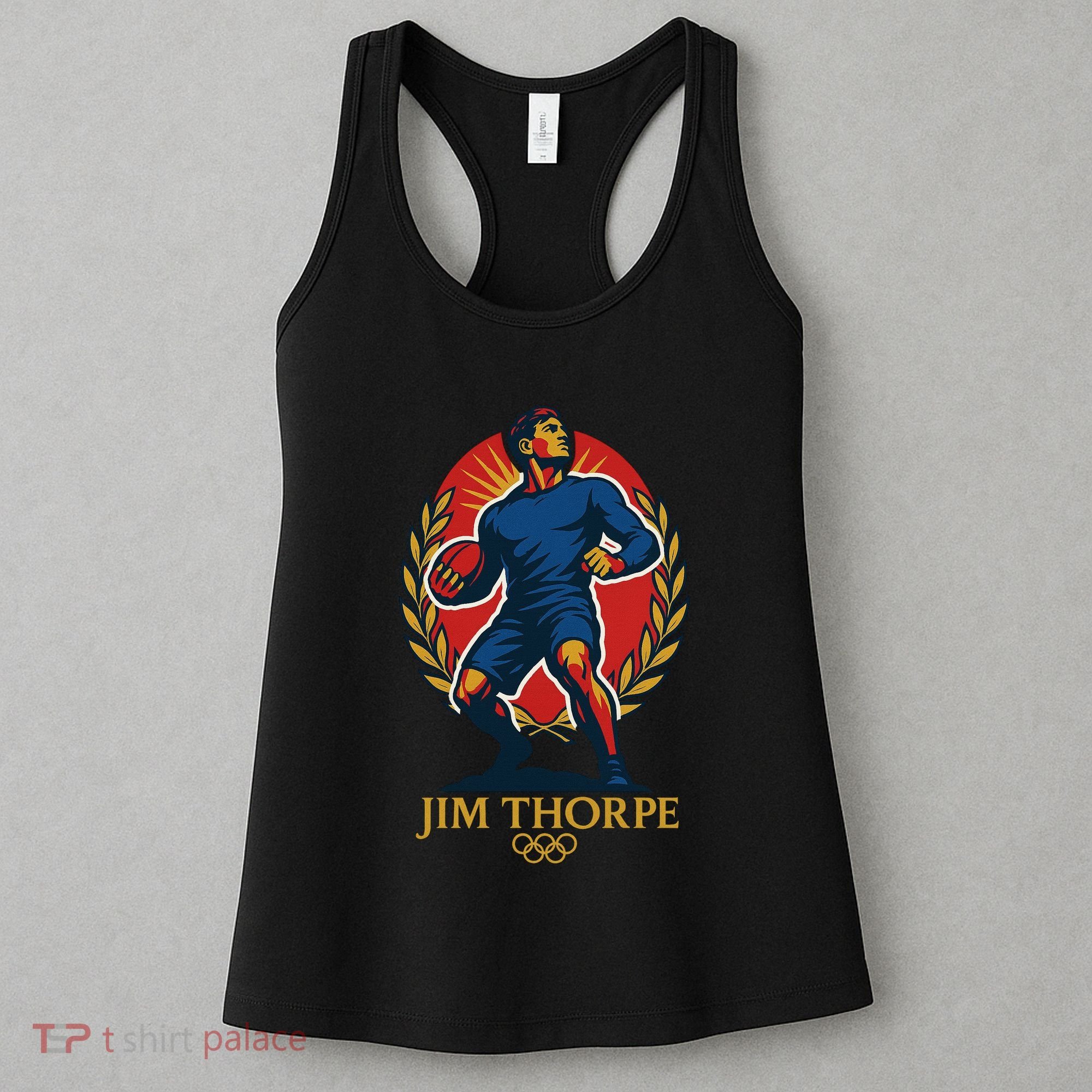 Jim Thorpe Athlete Football Player Women's Tank Top