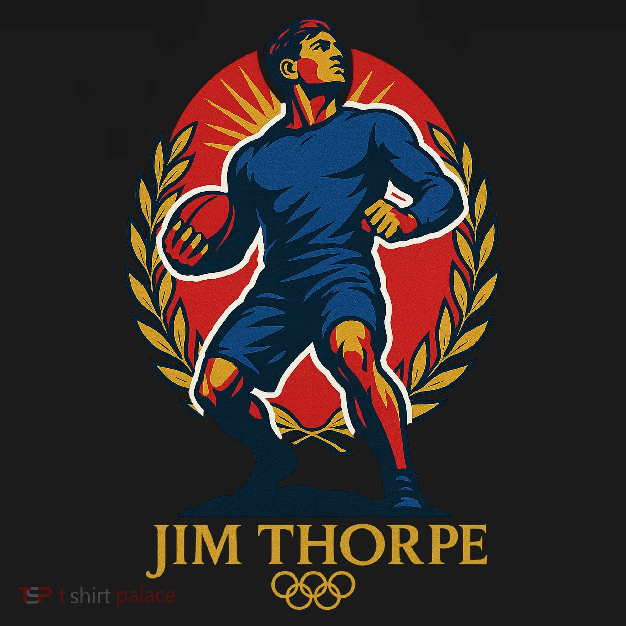 Jim Thorpe Athlete Football Player Tank Top