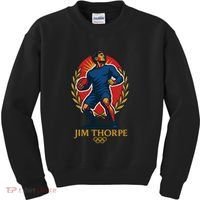 Jim Thorpe Athlete Football Player Kids Sweatshirt thumb 0