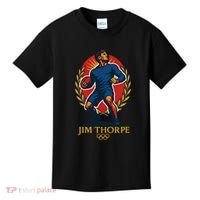 Jim Thorpe Athlete Football Player Kids T-Shirt thumb 0