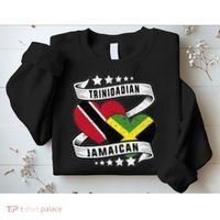 Jamaican Trinidad and half Jamaican flag  Sweatshirt thumb 2