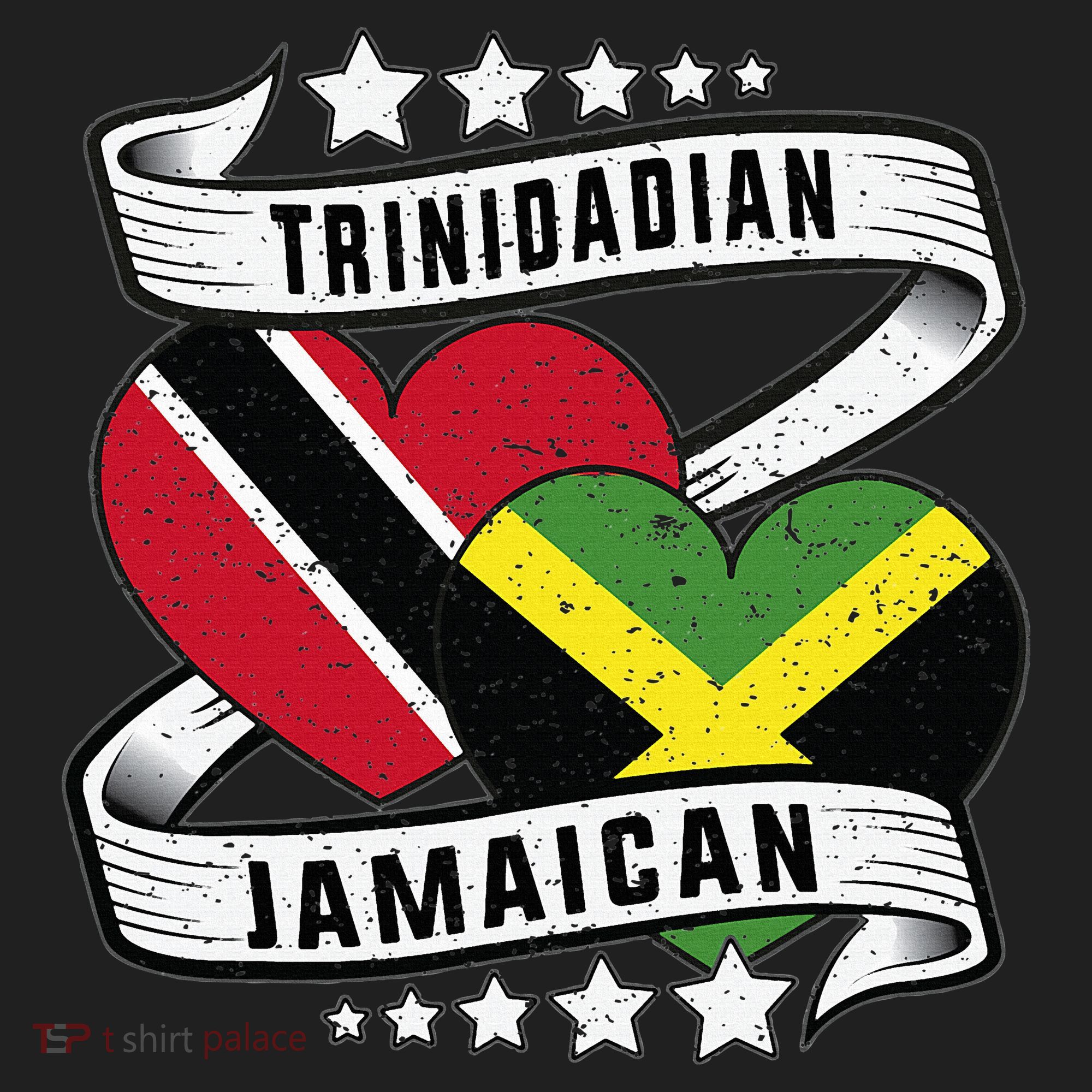 Jamaican Trinidad and half Jamaican flag  Beanie