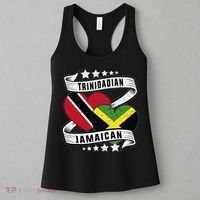 Jamaican Trinidad and half Jamaican flag  Women's Tank Top thumb 3