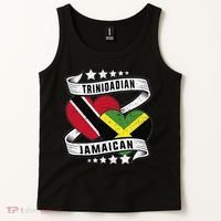 Jamaican Trinidad and half Jamaican flag  Tank Top thumb 2