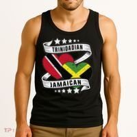 Jamaican Trinidad and half Jamaican flag  Tank Top thumb 3