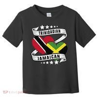 Jamaican Trinidad and half Jamaican flag  Toddler T-Shirt thumb 0