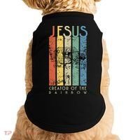 Jesus The Creator Of The Rainbow (Noah And The Ark) Doggie Tank thumb 0