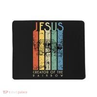 Jesus The Creator Of The Rainbow (Noah And The Ark) Mousepad thumb 0
