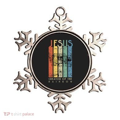 Jesus The Creator Of The Rainbow (Noah And The Ark) Ornament