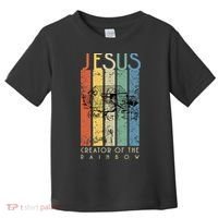 Jesus The Creator Of The Rainbow (Noah And The Ark) Toddler T-Shirt thumb 0