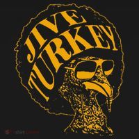 Jive Thanksgiving Cool Turkey Head Retro Silhouette Apron thumb 3