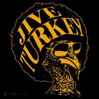 Jive Thanksgiving Cool Turkey Head Retro Silhouette Women's Hoodie thumb 2
