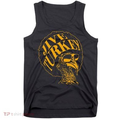 Jive Thanksgiving Cool Turkey Head Retro Silhouette Tank Top