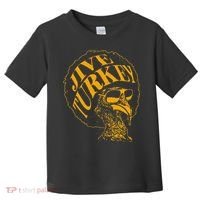 Jive Thanksgiving Cool Turkey Head Retro Silhouette Toddler T-Shirt thumb 0