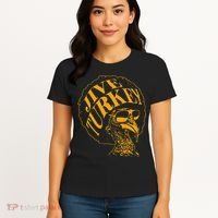 Jive Thanksgiving Cool Turkey Head Retro Silhouette Women's T-Shirt thumb 4