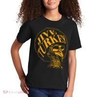 Jive Thanksgiving Cool Turkey Head Retro Silhouette Kids T-Shirt thumb 2