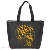 Jive Thanksgiving Cool Turkey Head Retro Silhouette Tote Bag thumb 0