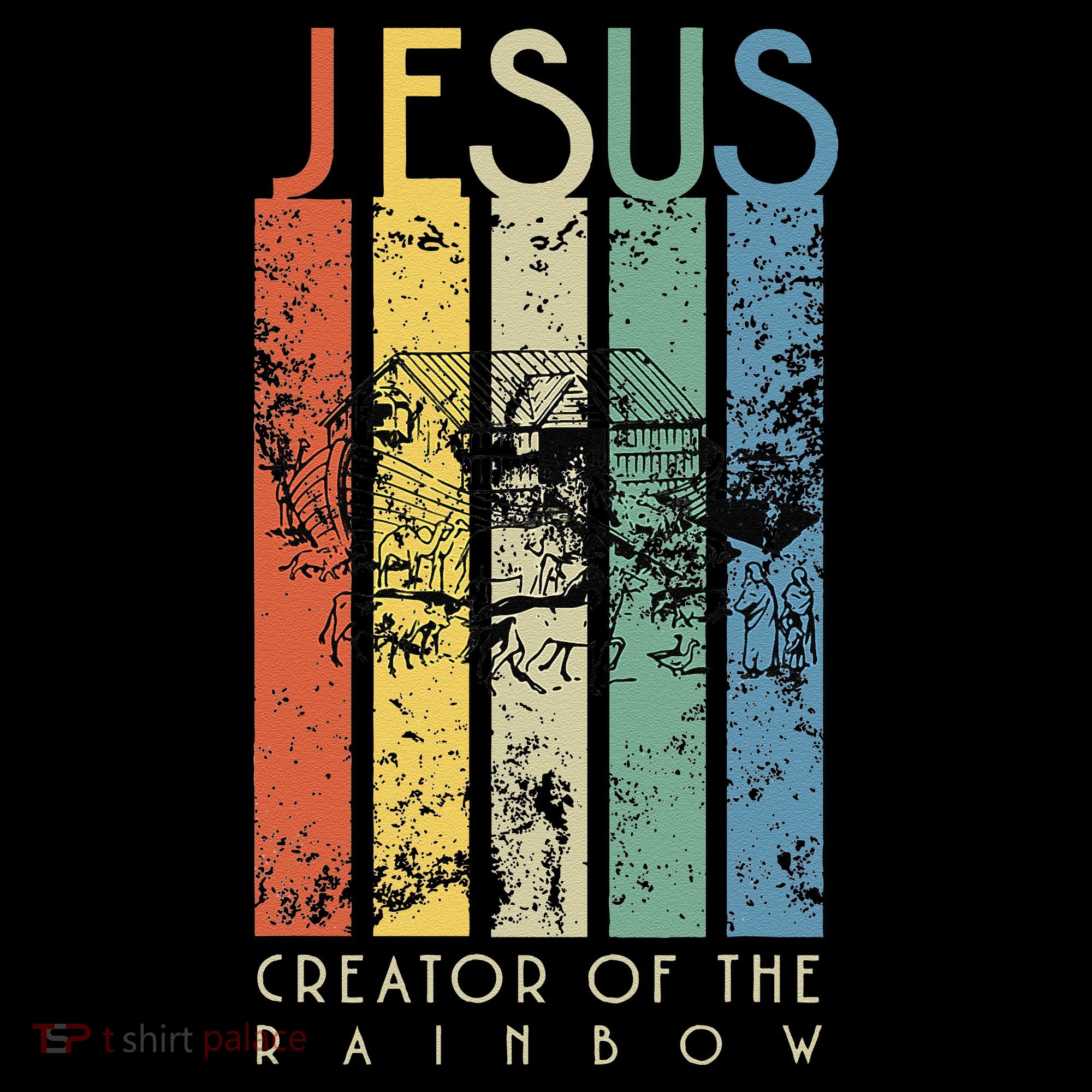 JESUS The Creator Of The Rainbow (Noah And The Ark) Coffee Mug