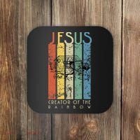JESUS The Creator Of The Rainbow (Noah And The Ark) Coaster thumb 0