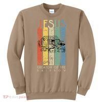 JESUS The Creator Of The Rainbow (Noah And The Ark) Sweatshirt thumb 0