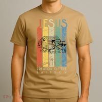 JESUS The Creator Of The Rainbow (Noah And The Ark) T-Shirt thumb 3