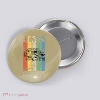 JESUS The Creator Of The Rainbow (Noah And The Ark) Button thumb 0