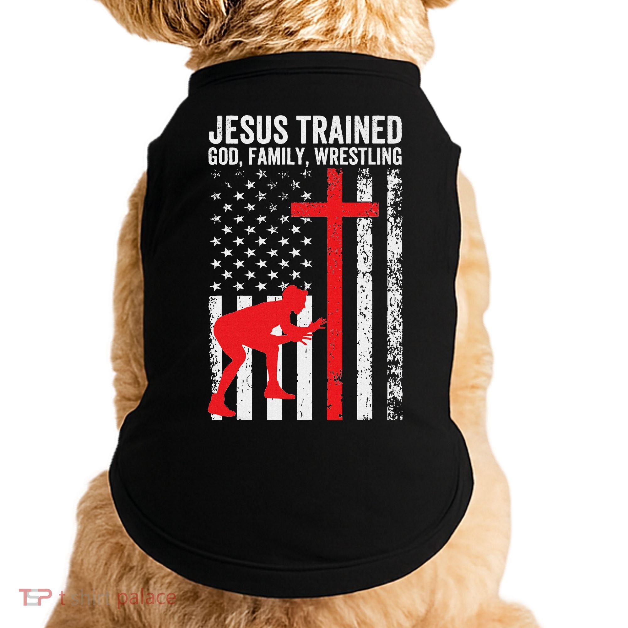 Jesus Trained Christian Wrestler Wrestling Doggie Tank