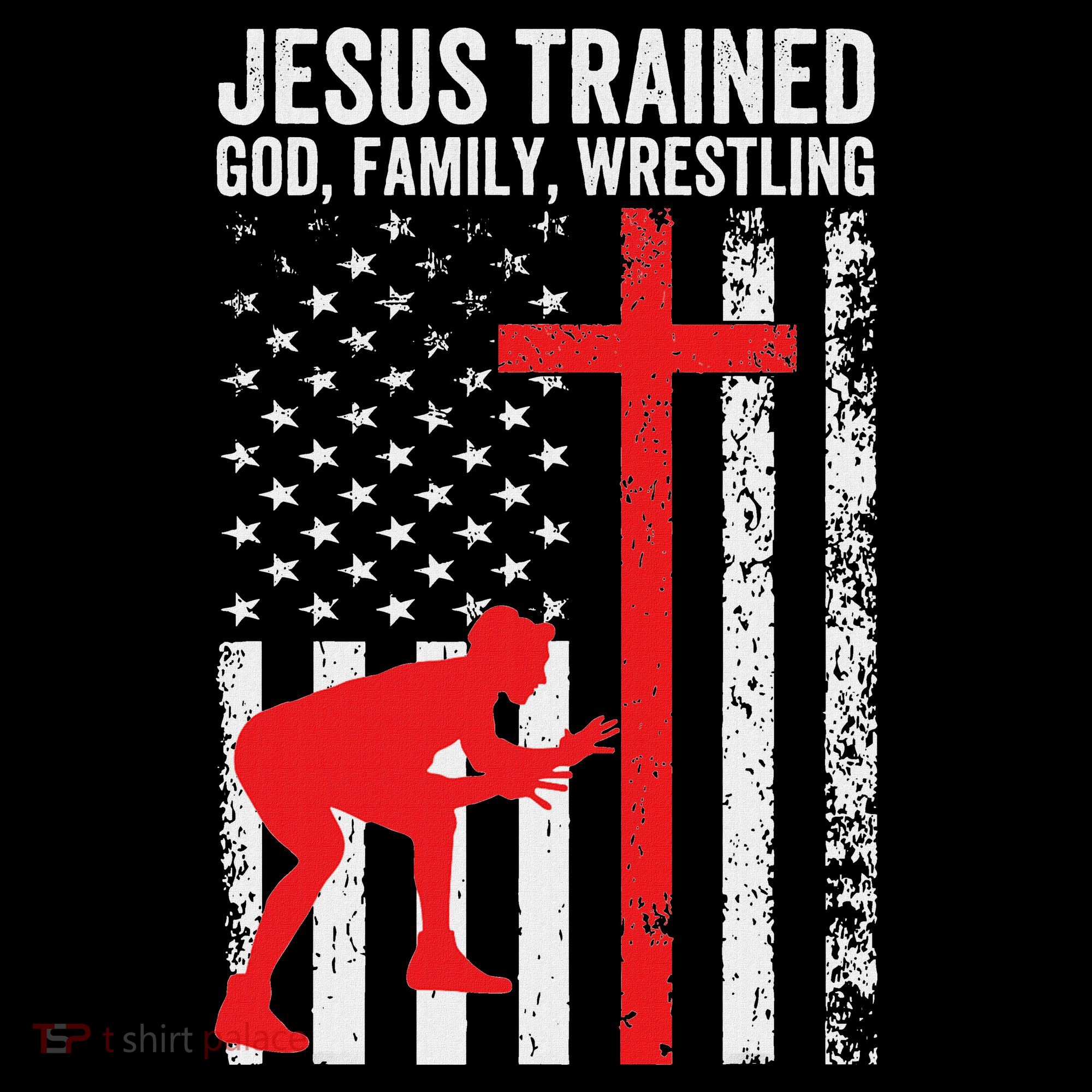 Jesus Trained Christian Wrestler Wrestling Women's Hoodie