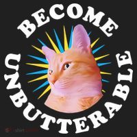 Jorts The Cat – Become Unbutterable Women's Sweatshirt thumb 2