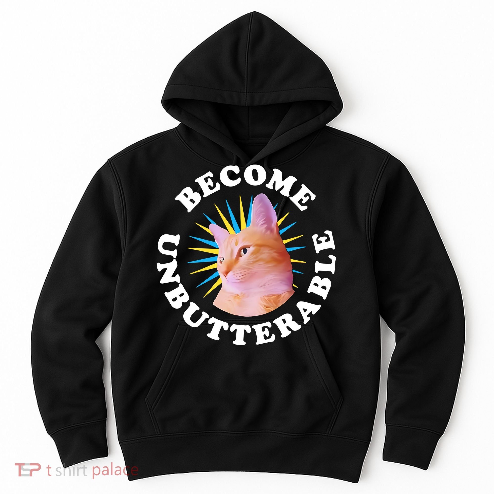 Jorts The Cat – Become Unbutterable Hoodie