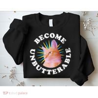 Jorts The Cat – Become Unbutterable Sweatshirt thumb 2