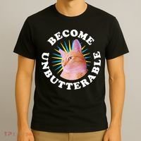 Jorts The Cat – Become Unbutterable T-Shirt thumb 3