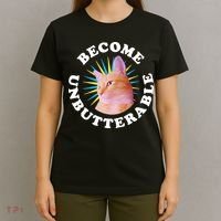 Jorts The Cat – Become Unbutterable T-Shirt thumb 4