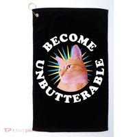 Jorts The Cat – Become Unbutterable Golf Towel thumb 0