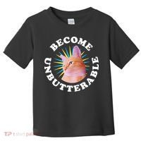 Jorts The Cat – Become Unbutterable Toddler T-Shirt thumb 0