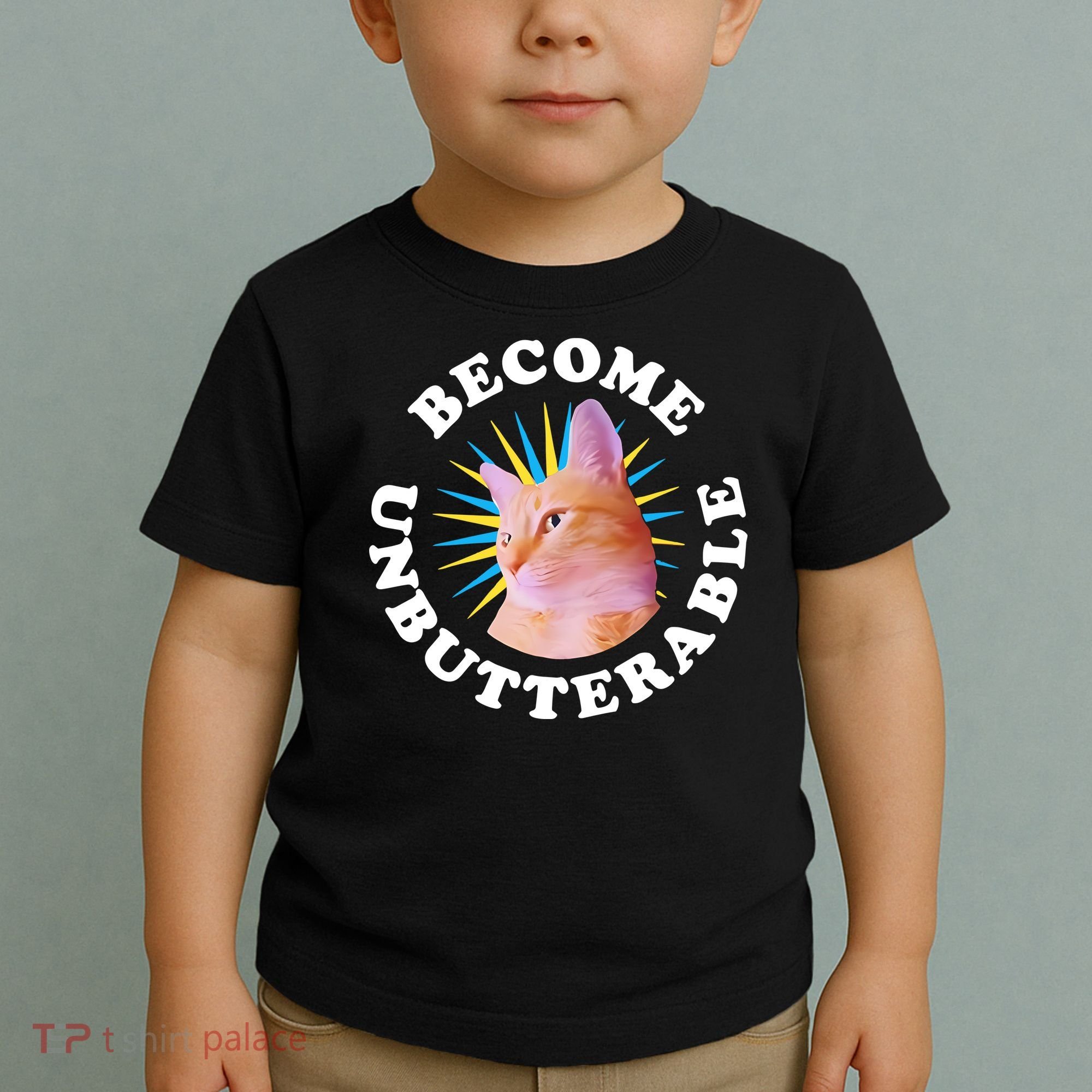 Jorts The Cat – Become Unbutterable Toddler T-Shirt