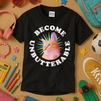 Jorts The Cat – Become Unbutterable Kids T-Shirt thumb 3