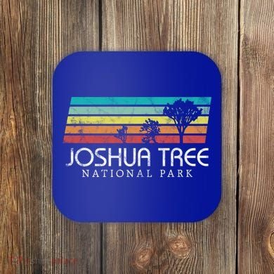 Joshua Tree California Desert Vintage Retro Outdoors Camping Great Gift Coaster