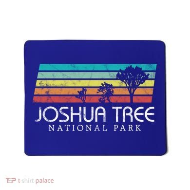 Joshua Tree California Desert Vintage Retro Outdoors Camping Great Gift Mousepad
