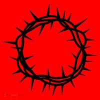 Jesus Thorn Crown Santa Hat thumb 1