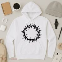 Jesus Thorn Crown Hoodie thumb 3